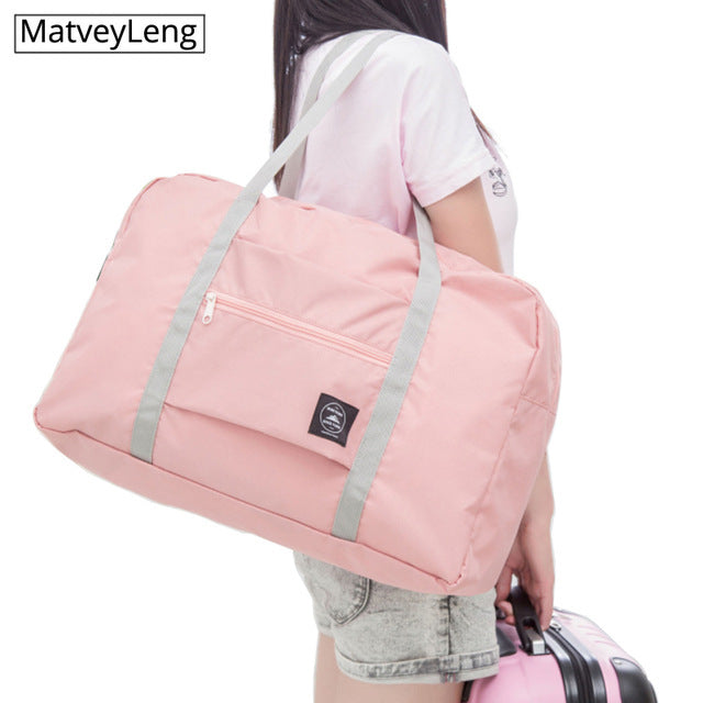 Foldable Travel Duffel Bag – Lightweight Carry-On Weekender for Men & Women
