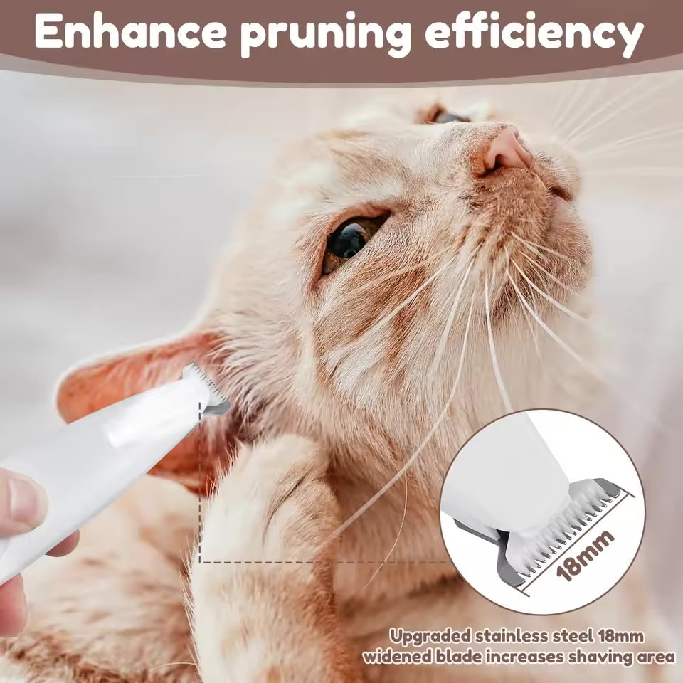 Rechargeable Waterproof Dog & Cat Foot Hair Trimmer with LED Light
