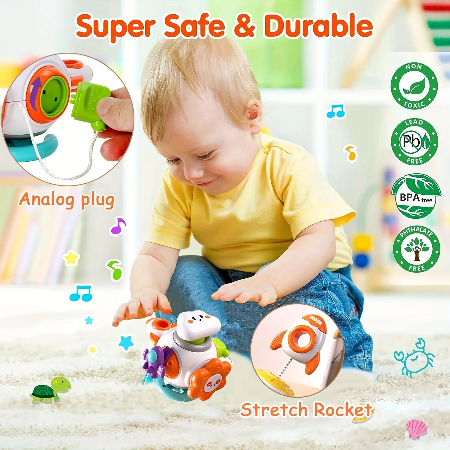 Baby Sensory Busy Ball – Interactive Early Learning Toy for Infants & Toddlers