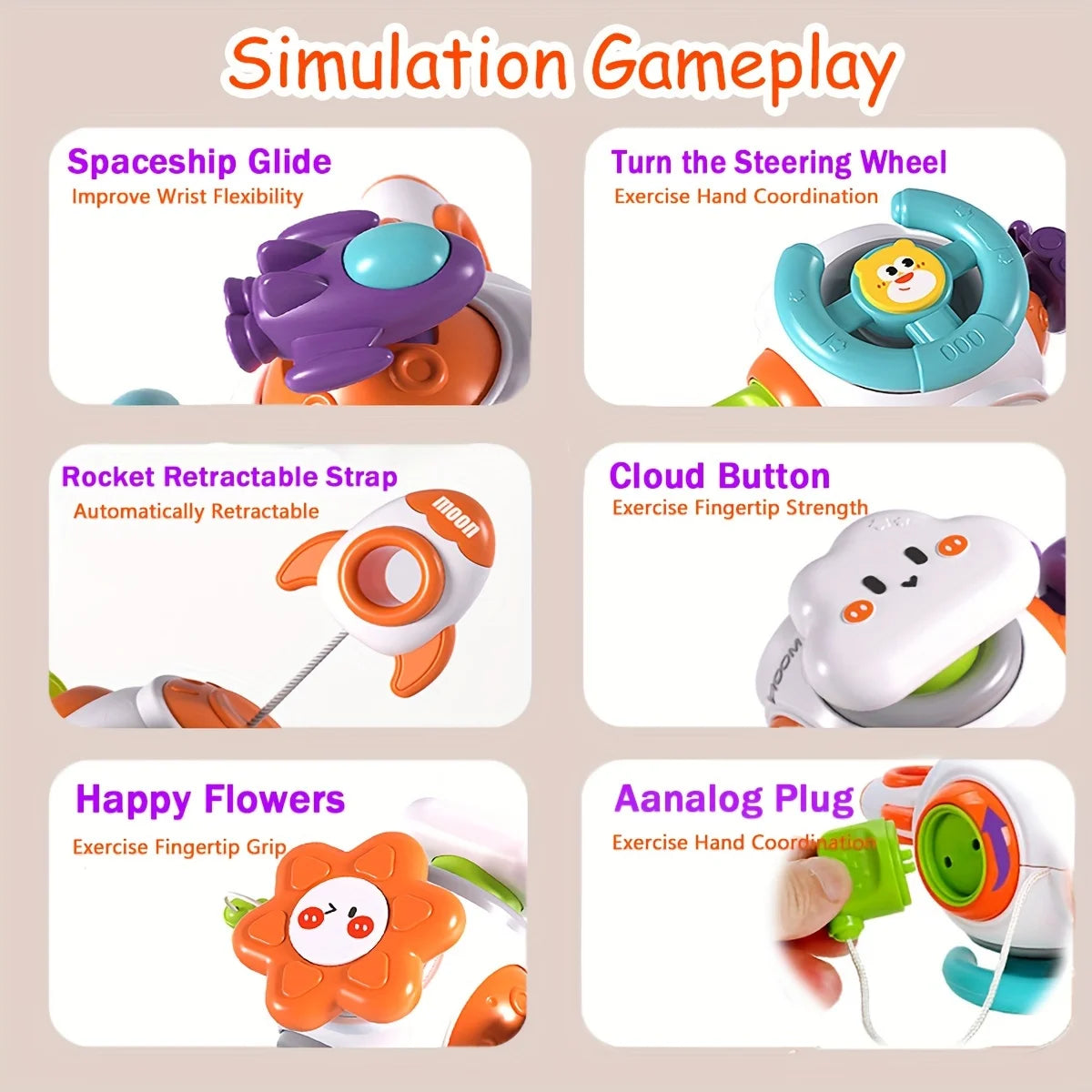 Baby Sensory Busy Ball – Interactive Early Learning Toy for Infants & Toddlers