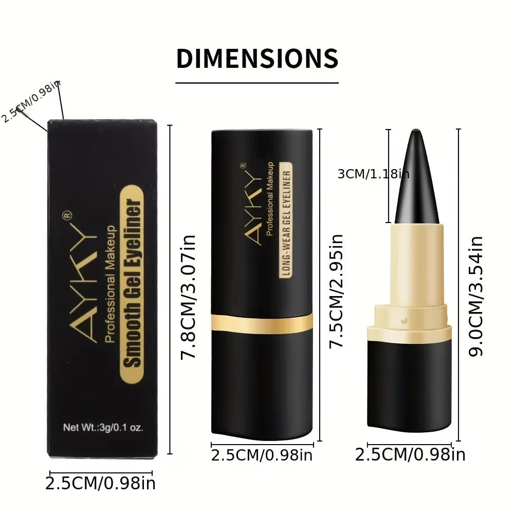 AKAY Waterproof Matte Eyeliner – Long-Lasting, Quick-Dry Liquid Liner