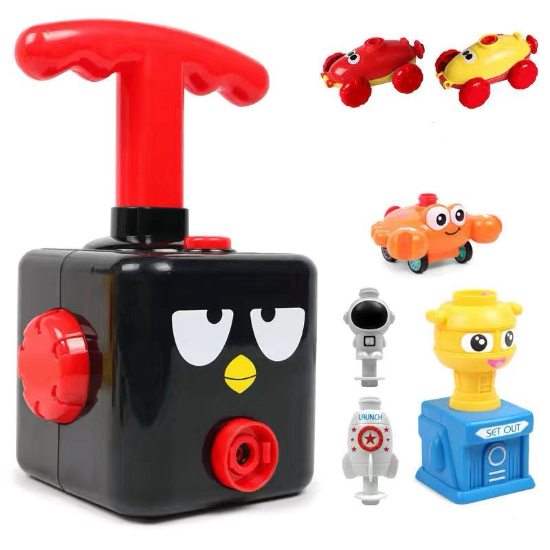 Balloon Powered Car Toy for Kids – Fun STEM Inertia Press Racer