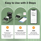 Jingchen B21 Wireless Label Maker – Inkless Bluetooth Thermal Printer for Home or Office