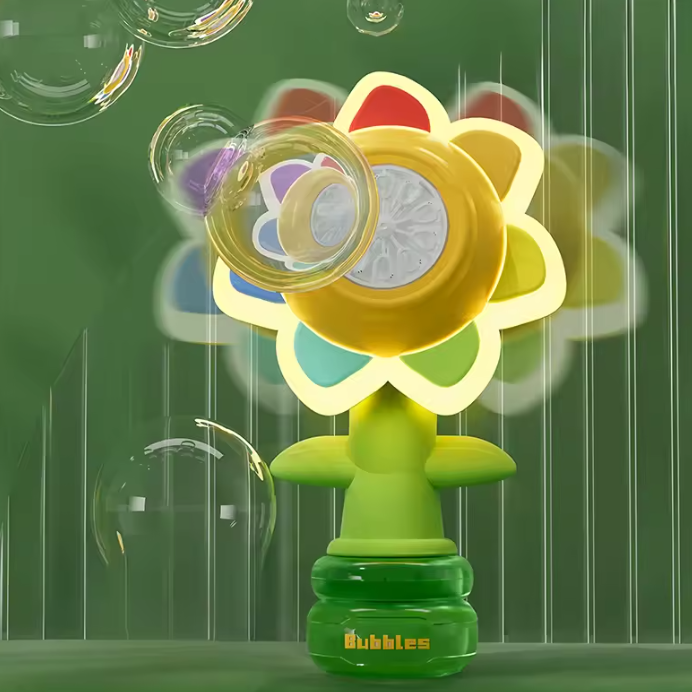 Flower Bubble Machine