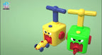 Balloon Powered Car Toy for Kids – Fun STEM Inertia Press Racer