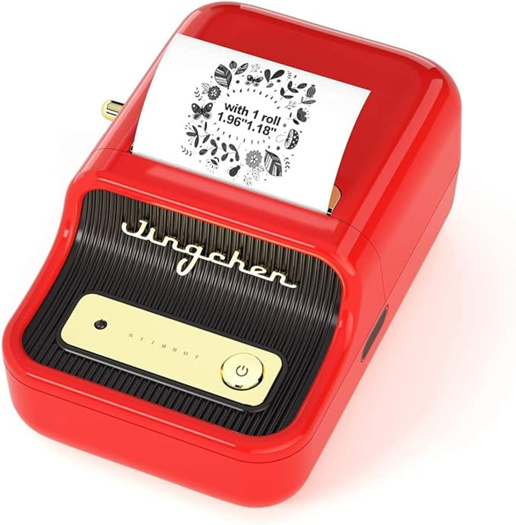 Jingchen B21 Wireless Label Maker – Inkless Bluetooth Thermal Printer for Home or Office