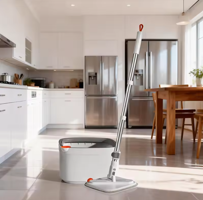 Square Spin Mop Bucket Set