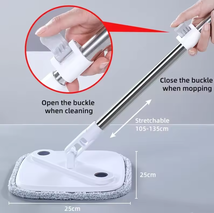 Square Spin Mop Bucket Set